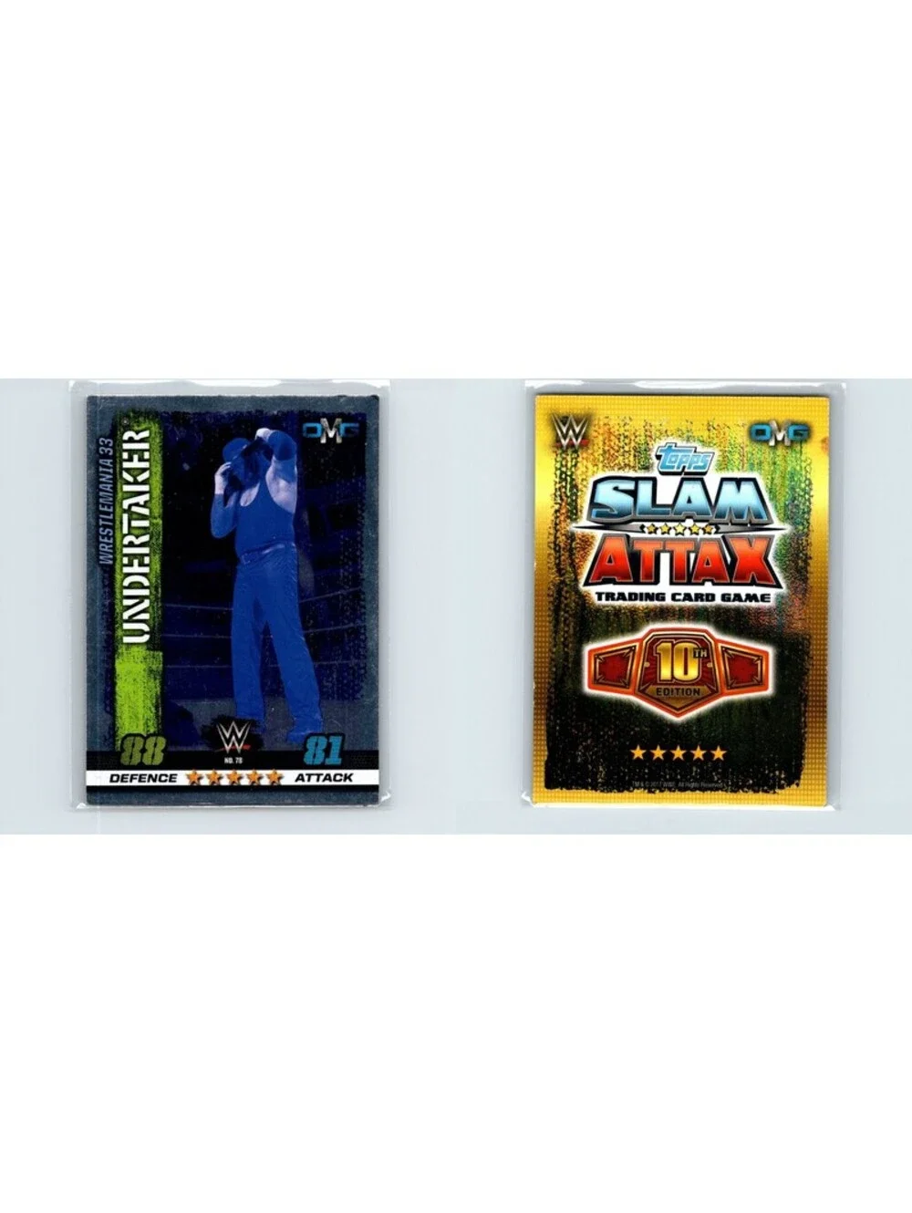 2017 Topps WWE Slam Attax 10th Edition Undertaker #78 OMG
